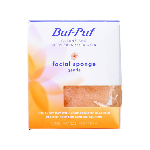 Buf Puf Buf-Puf Gentle Facial Sponge, Daily Deep Cleansing & Exfoliating Sponge for Normal to Dry Skin, 1 Count Skin Care White Smoke