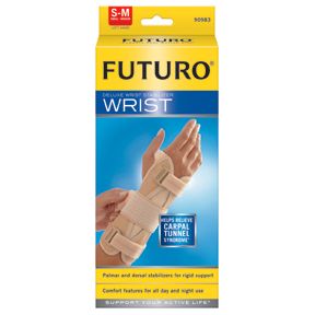 Futuro FUTURO Deluxe Wrist Stabilizer, Left Hand, Size Small/Medium, Maximum Support Camera Stabilizers & Supports Dark Cyan