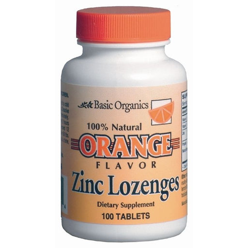 Basic Organics Basic Organics Brands Zinc Lozenges, 100 Ct Vitamins & Supplements White Smoke