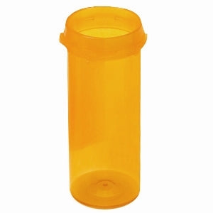 FRIENDLY & SAFE VIAL Friendly Safe Amber Plastic Vial 9 Dram 475 Ct Amber Plastic Vial Goldenrod