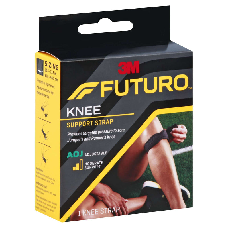 Futuro Futuro Sport Adjustable Knee Strap, Moderate Support Supports & Braces White Smoke