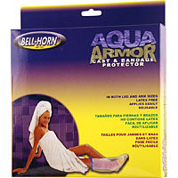 Bell-Horn Aqua Armor Adult Short Leg Cast Protector - 100% Waterproof Shower Cover - Reusable Cast & Bandage Protectors Midnight Blue
