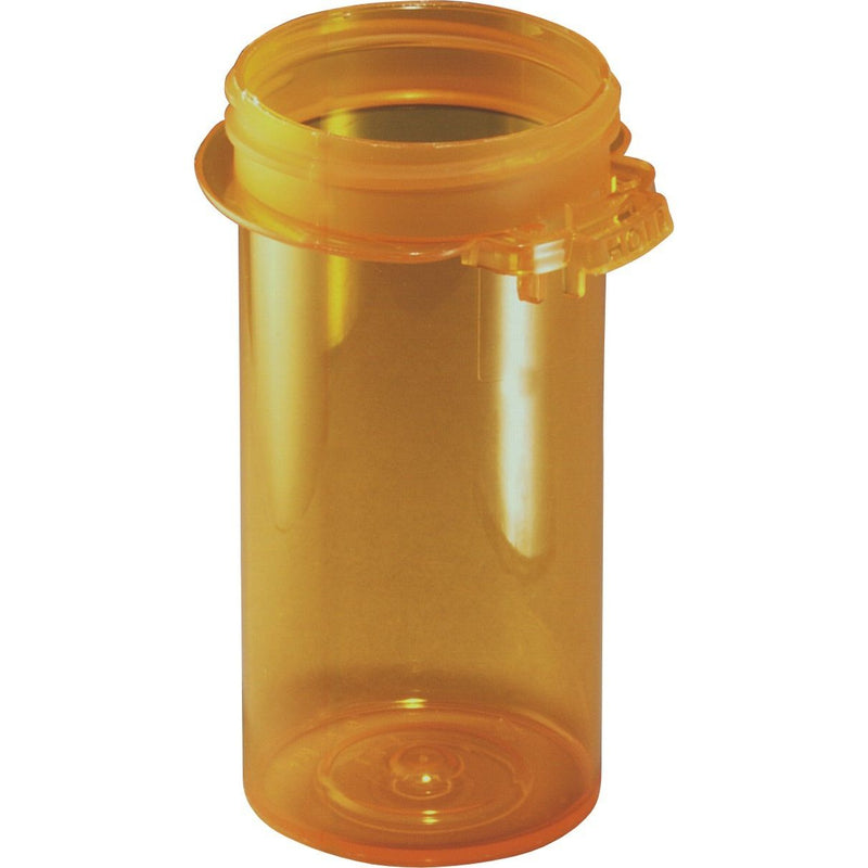 Centor Centor 20 dram amber 1-clic clear-vu vial 145 ea , rx vials Pillboxes White Smoke