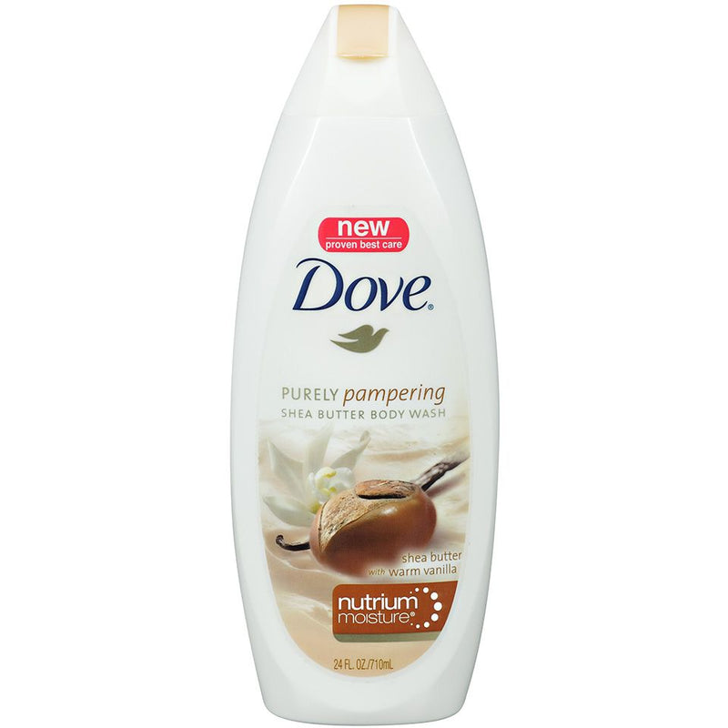 Dove Dove Beauty Purely Pampering Shea Butter With Warm Vanilla Body Wash 24 oz Body Wash White Smoke