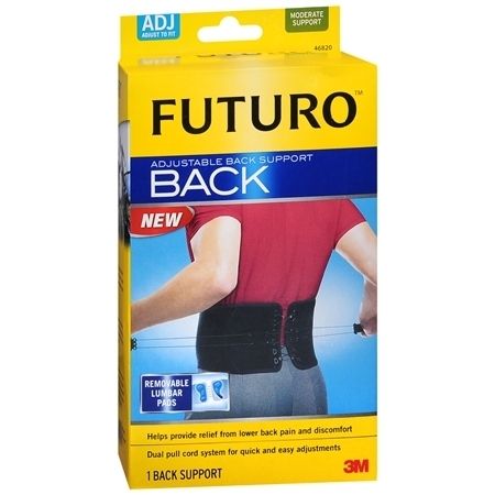 Futuro Futuro 3M Adjustable Back Support Supports & Braces Gold