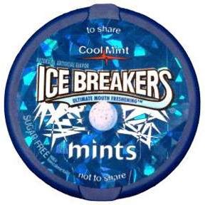 Hershey's Hershey chocolates ice breakers sugar free cool mints 8 ct , each Candy White Smoke