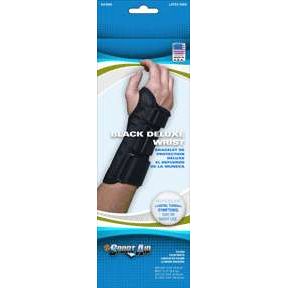 Sport Aid Sport Aid Deluxe Wrist Brace - Right Hand, Medium, Black - Firm Support for Carpal Tunnel & Arthritis Supports & Braces Alice Blue