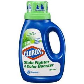 0 Clorox 2 for Sensitive Skin – Free & Clear Stain Remover & Color Booster, 33 fl oz (Pack of 6) Laundry Supplies White Smoke