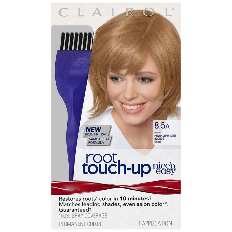 Clairol Clairol 2 Root Touch-Up Nice'n Easy Permanent Hair Color 8.5A Medium Ash Blonde Hair Color Lavender