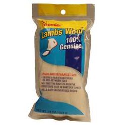 Premier Lamb's Wool Foot Padding (3/8 oz) – Protective Toe Cushion for Dancers & Athletes – Soft Comfort for Corns and Calluses Corn & Callus Care Supplies White Smoke