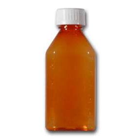 Amber Amber Plastic Prescription Bottles, 6 oz (177ml) - 100 ct. Case Medical Supplies Saddle Brown