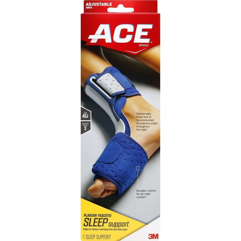 ACE ACE Plantar Fasciitis Sleep Support, One Size Adjustable, 209616 Plumbing Fittings & Supports Light Gray