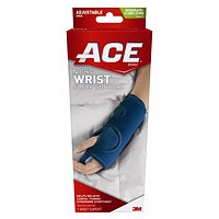 ACE Ace Night Wrist Sleep Support, Adjustable Supports & Braces White Smoke
