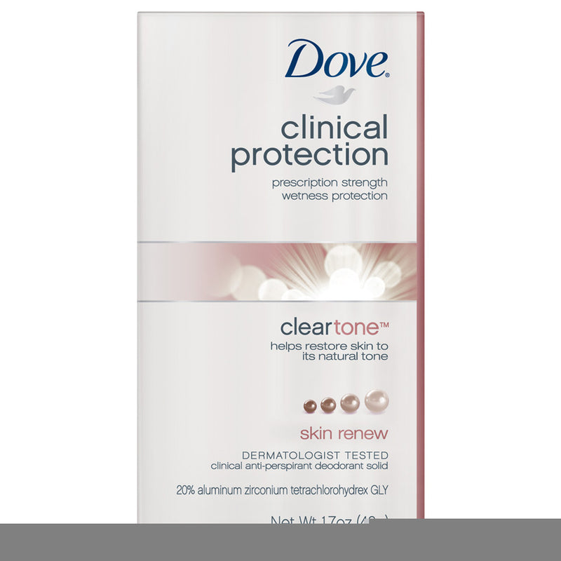 Dove Dove Beauty Clinical Protection Skin Renew Antiperspirant & Deodorant Stick - 1.7oz Deodorant & Anti-Perspirant White Smoke