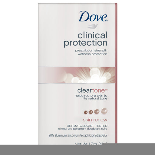 Dove Dove Beauty Clinical Protection Skin Renew Antiperspirant & Deodorant Stick - 1.7oz Deodorant & Anti-Perspirant White Smoke