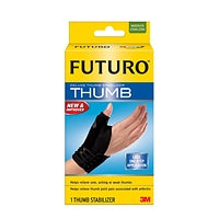 Futuro FUTURO Deluxe Thumb Stabilizer, Moderate Support, L/XL, Reversible Supports & Braces Black