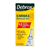 Debrox Debrox Earwax Removal Drops, 0.5 fl oz – Safe & Gentle Earwax Removal Aid Ear Care Gold
