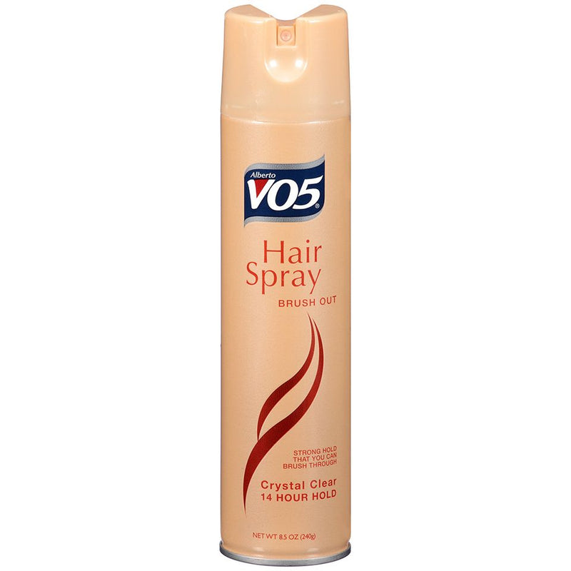 Alberto VO5 VO5 Brush Out Hair Spray, Strong Hold All Day Style, 8.5 oz Aerosol Hair Care Tan