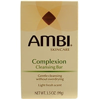 Ambi Ambi Skincare Complexion Cleansing Bar, Even & Clear Tone, 3.5 oz Bar Soap Tan