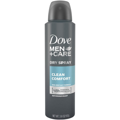 Dove Dove Men + Care Dry Spray Antiperspirant, Clean Comfort 3.8 Oz Deodorant & Anti-Perspirant Dim Gray
