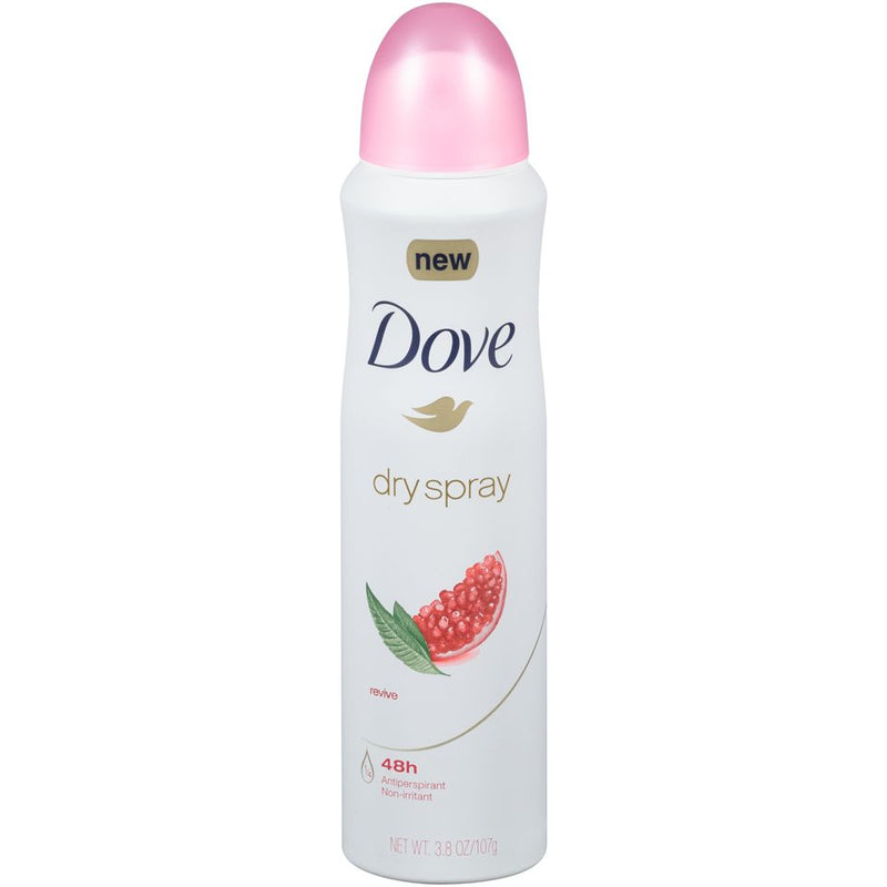 Dove Dove Advanced Care Dry Spray Antiperspirant Deodorant Revive, 3.8 Oz Deodorant & Anti-Perspirant Light Gray