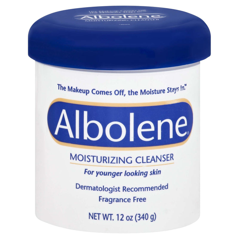 Albolene Albolene Moisturizing Cleanser Cream, Fragrance Free, 12 Oz Skin Care White Smoke