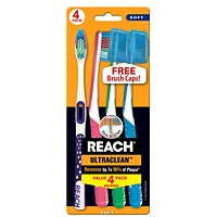 Reach Reach Ultra Clean Soft Toothbrushes Toothbrushes Black