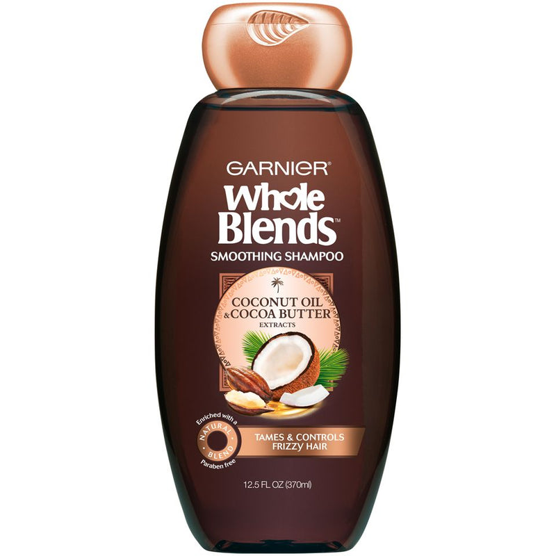 Whole Blends Garnier® Whole Blends™ Smoothing Shampoo - Coconut Oil & Cocoa Butter - 12.5 oz Shampoo White Smoke