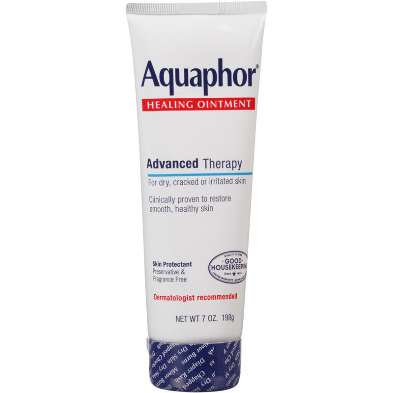 Aquaphor Aquaphor Healing Ointment - Advanced Therapy Skin Protector, 7 oz Tube Lotion & Moisturizer White Smoke
