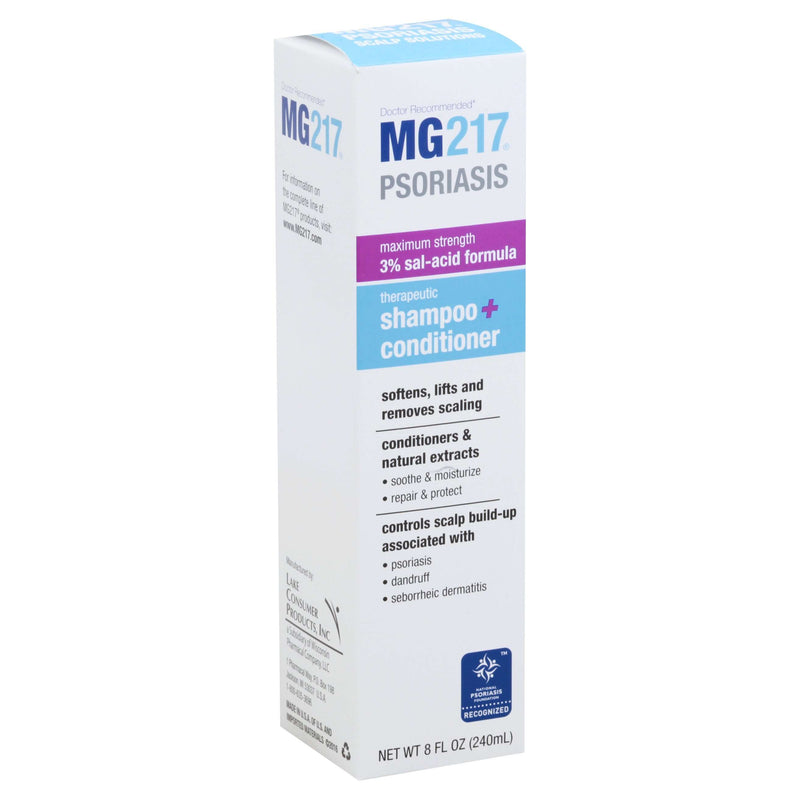 Mg217 Mg217 Psoriasis Shampoo And Conditioner With Salicylic Acid, Therapeutic Scalp Treatment, 8fl Oz Shampoo & Conditioner Lavender