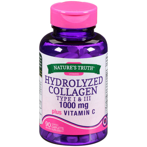 Nature's Truth Nature's Truth Coated Caplets 3000 Mg Pasture Raised Ultra Collagen Vitamins & Supplements White Smoke