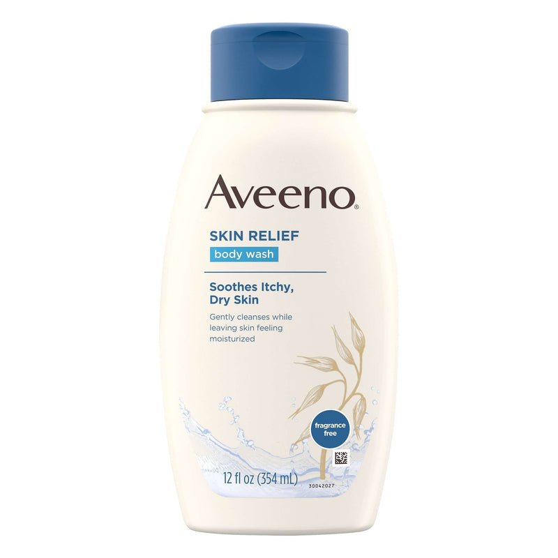 Aveeno Aveeno Skin Relief Fragrance-Free Body Wash Sensitive Skin 12 fl. Oz Body Wash White Smoke