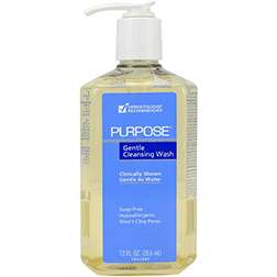 Purpose Purpose Gentle Cleansing Wash Pump Bottle, 12 Oz Facial Cleansers White Smoke