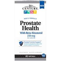 21st Century 21st Century Prostate Health With Beta-Sitosterol, 125 Mg, 60 Softgels Vitamins & Supplements White Smoke
