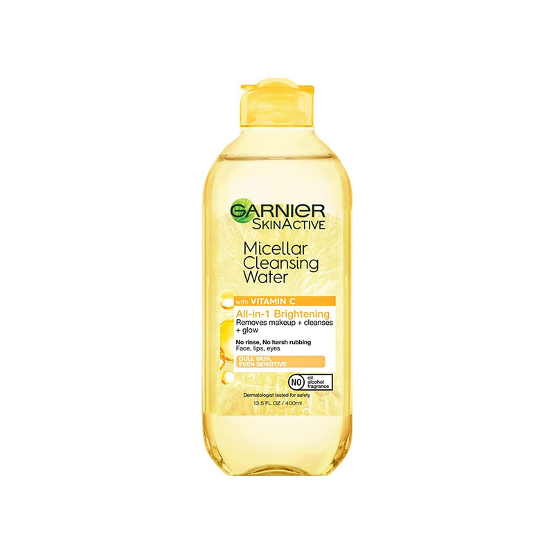 Garnier Garnier SkinActive Micellar Cleaning Water with Vitamin C Brightening Skincare 13.5 fl oz Skin Care White Smoke