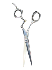 Vip Barber Supply Percu Ziggy Line Hair Shear 6'' Cutting Shear White Smoke