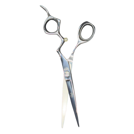 Vip Barber Supply Percu Ziggy Line Hair Shear 6'' Cutting Shear White Smoke