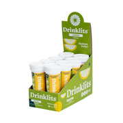 Drinklits LEMON Immunity Tablets for Daily Immune Support (8 Tubes, 80 Servings) Immunity Hydration Electrolyte Tablets White Smoke
