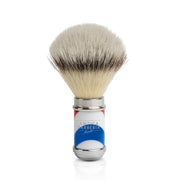 Antica Barberia Mondial US Barbiere Special Collection Shaving Brush with EcoSilvertip Synthetic Shaving Brushes White Smoke