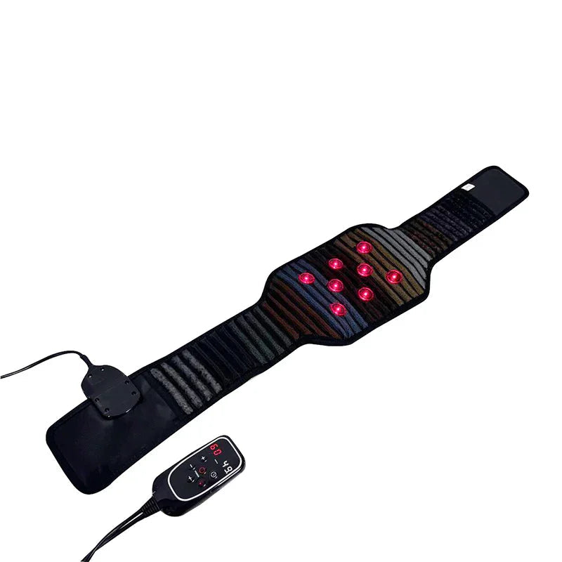 ZAQ Skin & Body REVA Multifunctional Infrared Heat, PEMF  Belt for Enhanced Wellness and Relaxation White Smoke