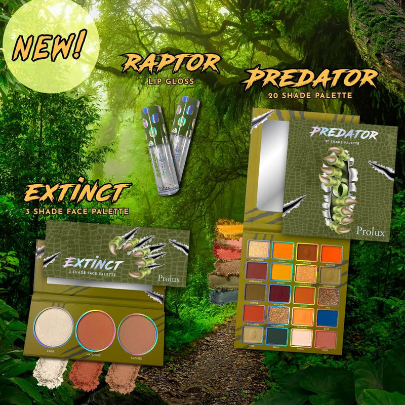 Prolux Cosmetics PREHISTORIC COLLECTION Makeup Bundle Dark Green