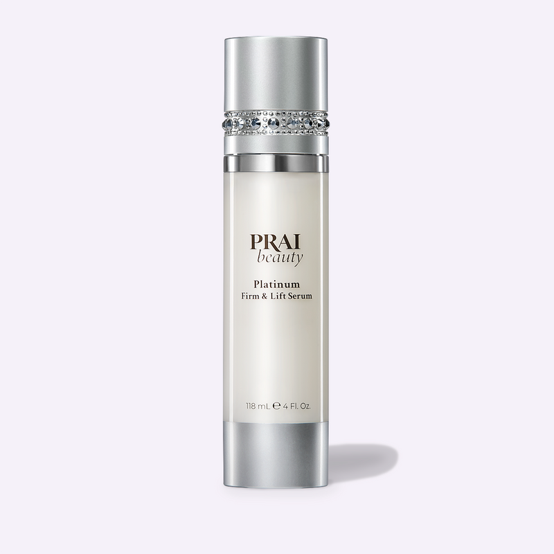 PRAI Beauty Platinum Firm & Lift Serum Platinum White Smoke 1.7oz/50ml,1oz/30ml