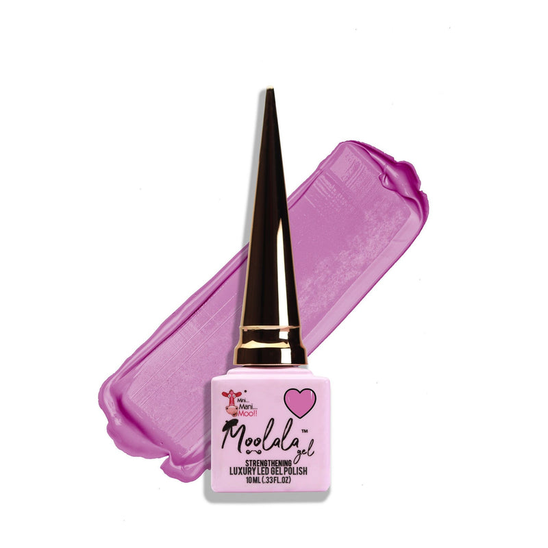 minimanimoo Moolala™ 2 Step Gel - #29 Plum Nail Polish Dark Gray