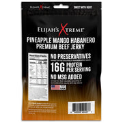 Elijah's Xtreme Elijah’s Xtreme Beef Jerky Bulk Trio - 6 bags of Each Flavor, 18 bags total (3lbs) Beef Jerky Black