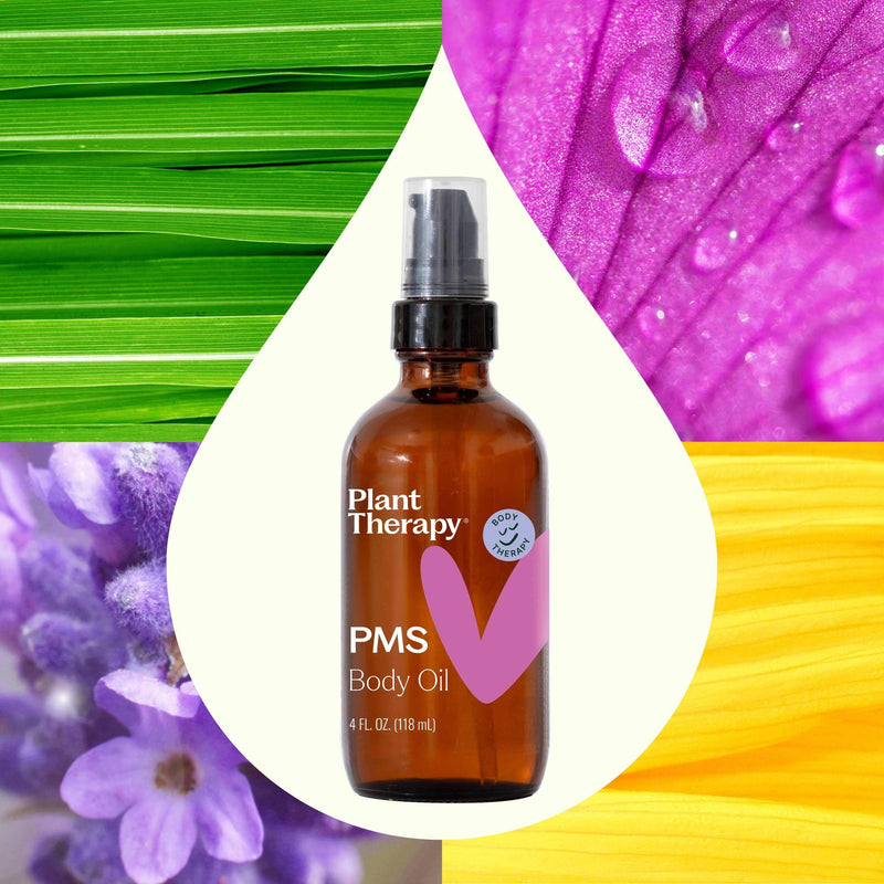 Plant Therapy PMS Body Oil Body Care Forest Green 4 oz