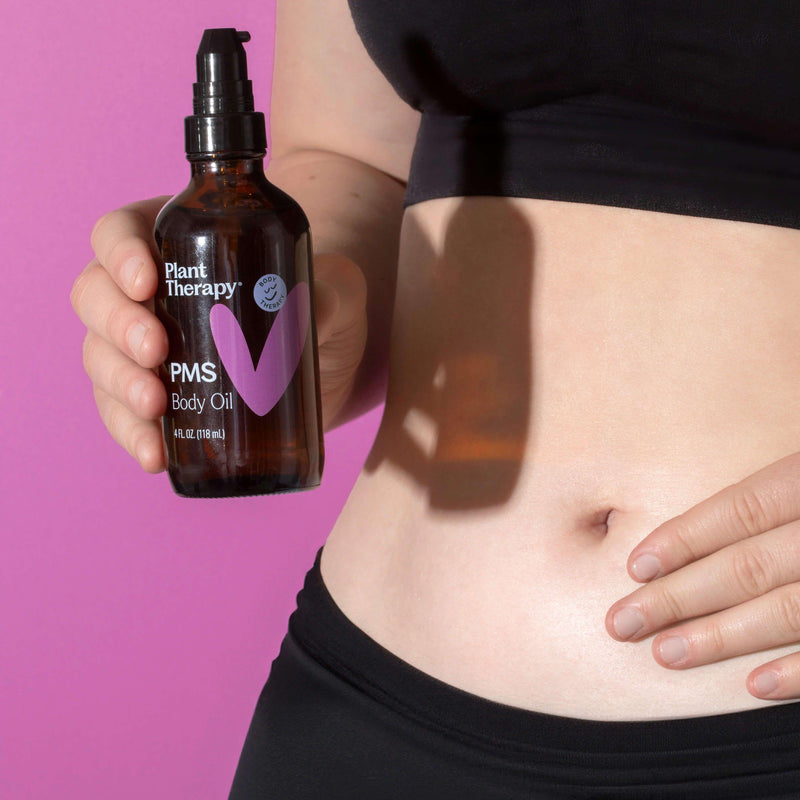 Plant Therapy PMS Body Oil Body Care Black 4 oz