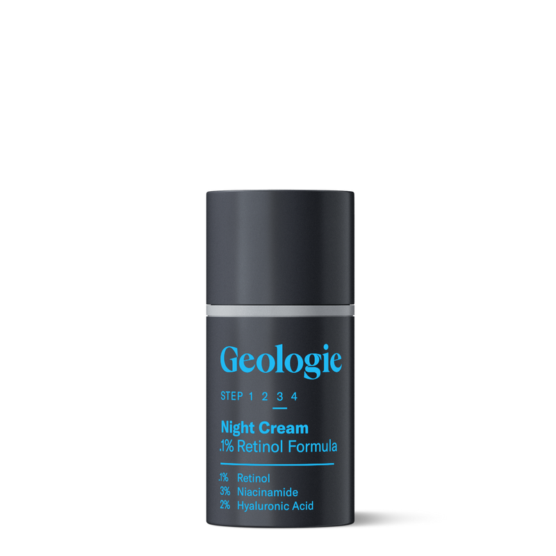 Geologie Retinol Night Cream Full Size Bottle Black Travel Size / 0.1% / 1-Pack