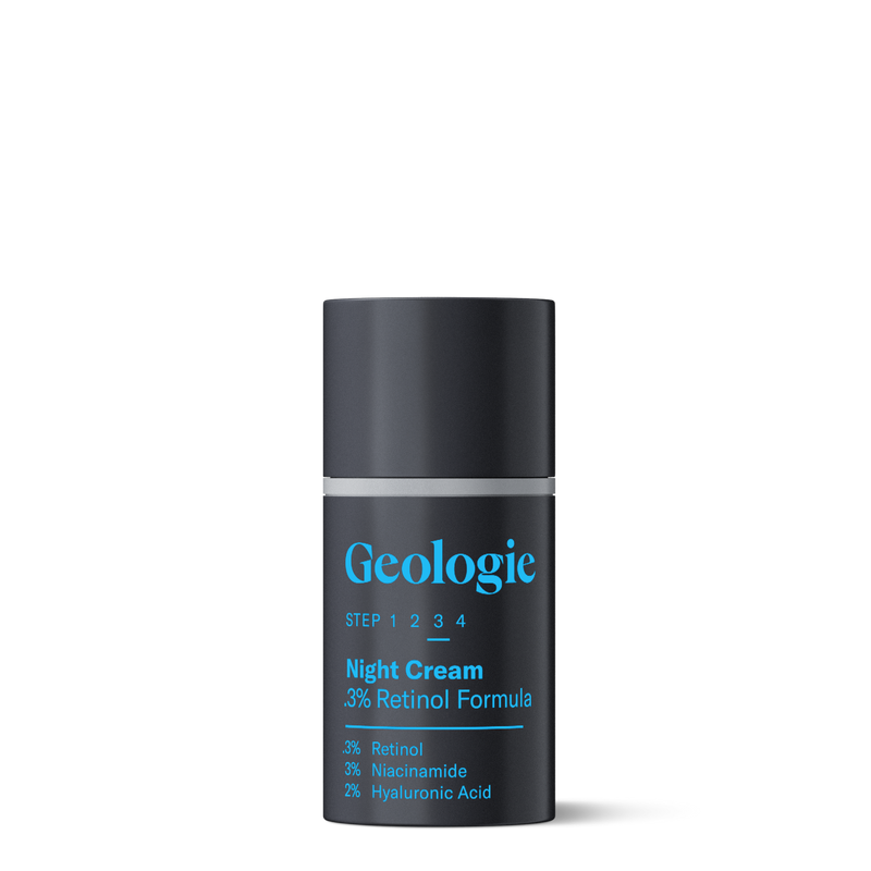 Geologie Retinol Night Cream Full Size Bottle Black Travel Size / 0.3% / 1-Pack