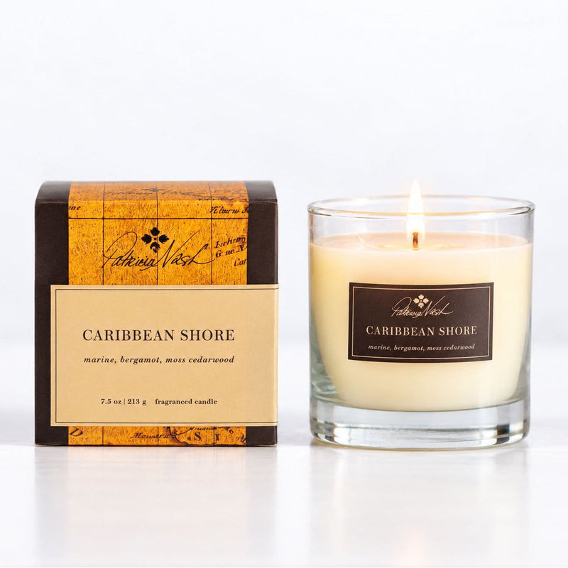 Rosy Rings Caribbean Shore - A Patricia Nash Candle Tumbler Candle White Smoke