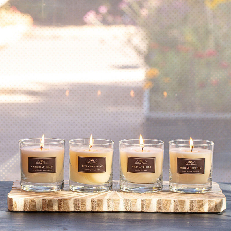 Rosy Rings Patricia Nash Caribbean Shore Candle Tumbler Candle Gray